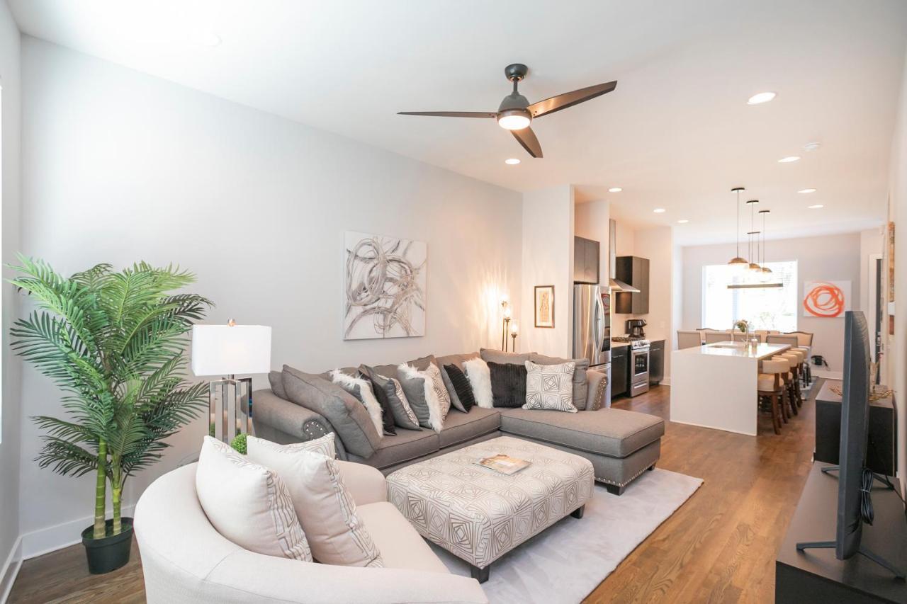 נאשוויל Luxury Townhome Skyline Views Mins To Dt מראה חיצוני תמונה