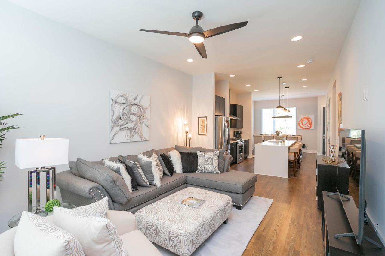 נאשוויל Luxury Townhome Skyline Views Mins To Dt מראה חיצוני תמונה