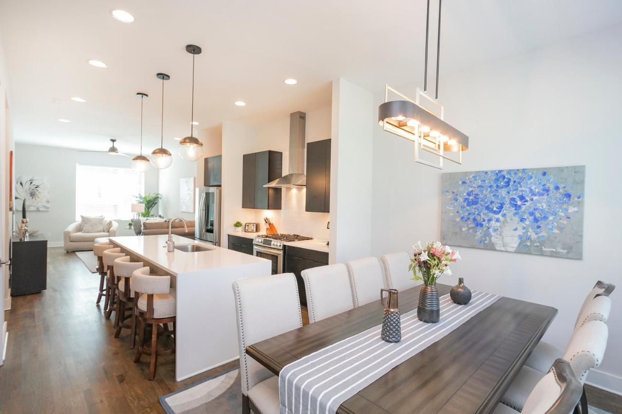 נאשוויל Luxury Townhome Skyline Views Mins To Dt מראה חיצוני תמונה