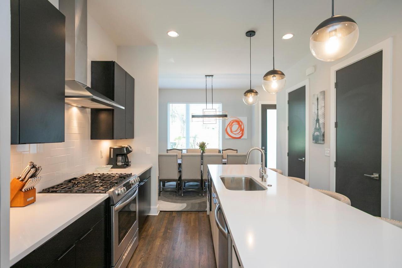 נאשוויל Luxury Townhome Skyline Views Mins To Dt מראה חיצוני תמונה